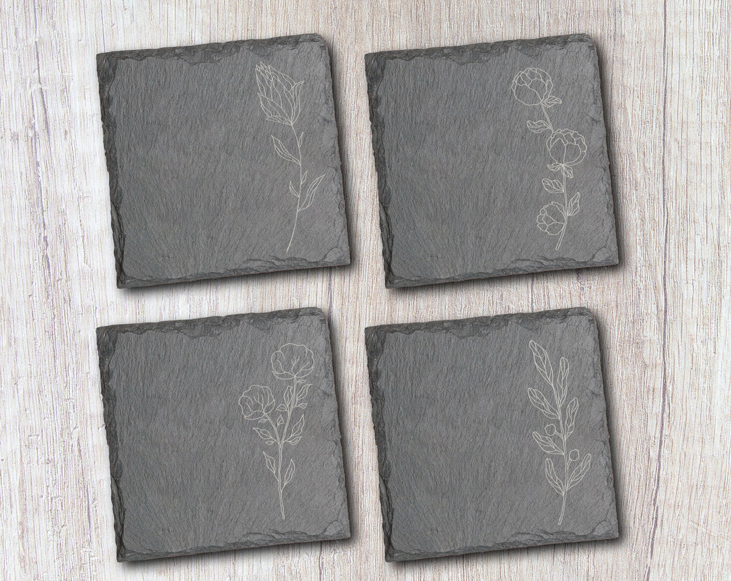 Wildflower Coaster Set