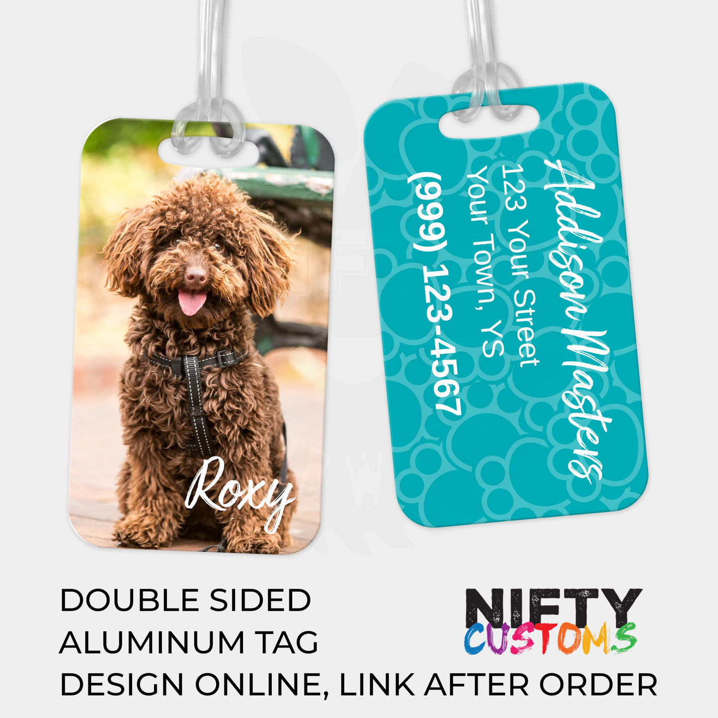 Pet Photo Luggage Tags