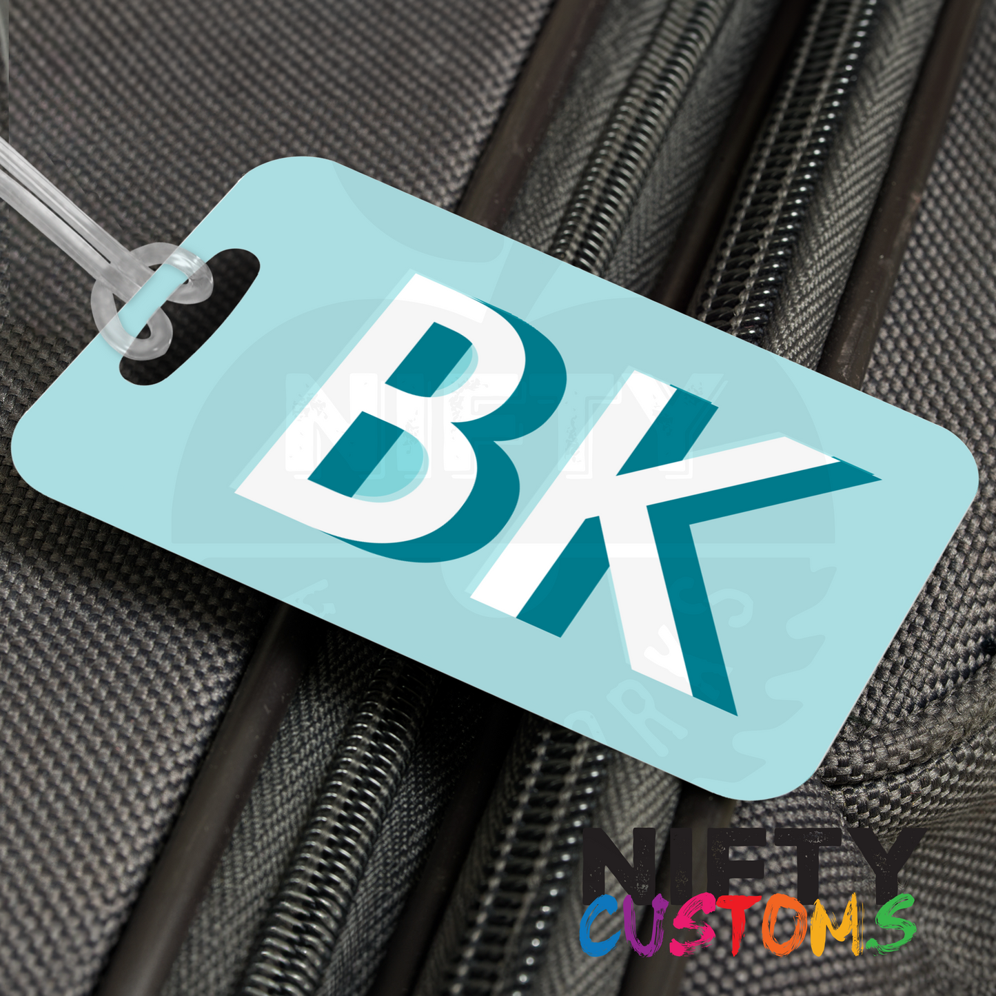 Mod Block Luggage Tags